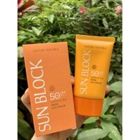 Kem Chống Nắng Nâng Tone Nature Republic California Aloe Daily Sunblock SPF50 57ml