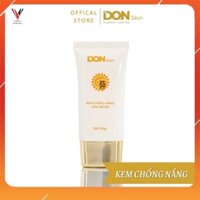 Kem chống nắng - Nâng tone không bết dính [D.O.N SKIN chính hãng]