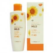 Kem Chống Nắng Natural Sun Body & Family Mild Sun Milk The Face Shop