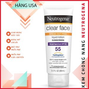 Kem chống nắng Neutrogena Clear Face Sunscreen SPF55