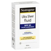 Kem chống nắng Neutrogena SPF 50+ Ultra Sheer Fluid 40ml
