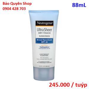 Kem chống nắng Neutrogena Ultra Sheer Dry Touch Sunscreen Broad Spectrum SPF 45 88ml