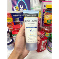 Kem chống nắng Neutrogena Ultra Sheer Dry Touch Sunscreen SPF70 88ml