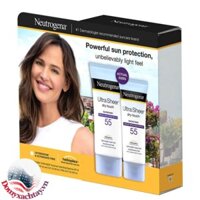 Kem chống nắng Neutrogena SPF55 Ultra Sheer Dry-Touch Set 147ml+88ml Của Mỹ