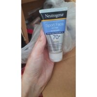 KEM CHỐNG NẮNG NEUTROGENA SPORT FACE SPF 70+ . Date  2027