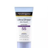 Kem chống nắng Neutrogena Ultra Sheer Dry Touch SPF 55 88ml của Mỹ