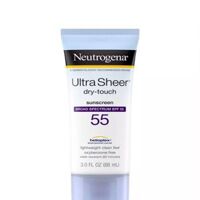 Kem chống nắng Neutrogena Ultra Sheer Dry Touch SPF 55 88ml của Mỹ