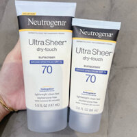 Kem chống nắng Neutrogena Ultra Sheer dry touch Spf70+ 88ml