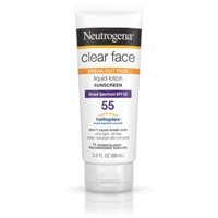 Kem Chống Nắng Neutrogena Clear Face Break Out Free Lotion Sunscreen Broad Spectrum SPF55 (88ml)