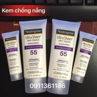 Kem chống nắng Neutrogena Ultra Sheer Dry - Touch SPF 55