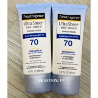 Kem chống nắng Neutrogena Ultra Sheer Dry Touch Suncreen SPF 100.