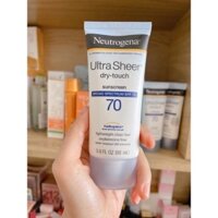 Kem chống nắng Neutrogena Ultra Sheer Dry Touch Sunscreen Broad Spectrum SPF 70
