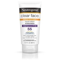 Kem chống nắng Neutrogena Clear Face Break-Out Free Liquid Lotion Sunscreen SPF 55