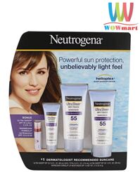 Kem chống nắng Neutrogena Ultra Sheer Sunscreen Set 4 sản phẩm