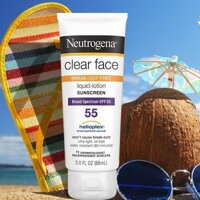 Kem chống nắng Neutrogena Clear Face SPF 55 (88ml)