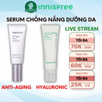 Kem chống nắng ngăn ngừa chống lão hóa innisfree Anti-aging Serum Sunscreen SPF 50+PA++++ 40ml dưỡng ẩm