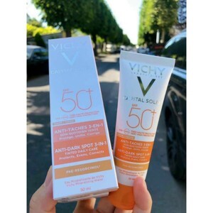 Kem chống nắng ngăn sạm da Vichy Ideal Soleil Anti Dark Spot SPF50 50ml