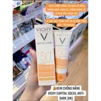 Kem Chống Nắng Ngăn Sạm Da Vichy Ideal Soleil 3-in-1 Tinted Anti Dark Spots Care SPF50+ (50ml)