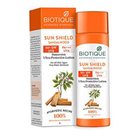 Kem chống nắng ngừa lão hoá Biotique Sun Shield Sandalwood 50+SPF 120 ml