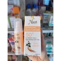 Kem chống nắng Nicos Rễ Sâm 30g