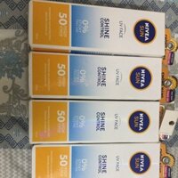 Kem chống nắng Nivea shine control SPF 50 (cam kết chính hãng, có bill)