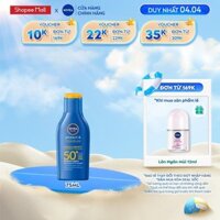 Kem Chống Nắng NIVEA SUN Mỏng Nhẹ Dưỡng Ẩm Toàn Thân SPF50+ (75 ml) - 85673