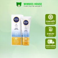 Kem Chống Nắng Nivea Sun SPF 50+ UV Face Shine Control 50ml