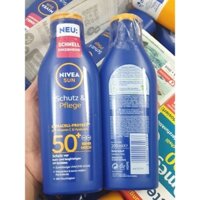 Kem chống nắng NIVEA SUN Schutz & Pflege LSF 50+ 200 ml của Đức