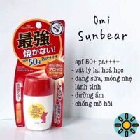 Kem chống nắng OMI SUN BEAR SP50+ PA đỏ Nhật Bản