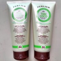 KEM CHỐNG NẮNG PERLIER - BẢO VỆ CAO 50SPF - CHỐNG CHÁY NẮNG VÀ UV ĐỘC - 200ML - 100% DẦU DỪA NGUYÊN CHẤT