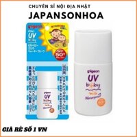 Kem chống nắng Pigeon cho bé từ 0 tháng dạng sữa SPF35PA+++ 30g🍀CHÍNH HÃNG 🍀Giúp chăm sóc da bé luôn mềm mại, mượt mà