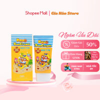 Kem Chống Nắng Pororo Sun Cream SPF 50+ PA+++ Hàn Quốc, Tuýp 50ml Dành Cho Bé Sơ Sinh Đến 15 Tuổi