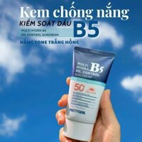 Kem Chống Nắng Pretty Skin B5 Suncream, Kem Chống Nắng Da Dầu Lỗi Vỏ 50ml CHÍNH HÃNG
