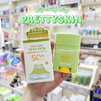 KEM CHỐNG NẮNG PRETTYSKIN THE PURE JEJU CICA SEBUM (DẠNG SÁP)