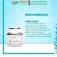 Kem Chống Nắng Rice Sunblock Anthy - Kem chống nắng vật lý tinh chất gạo Anthy SPF50+/PA+++
