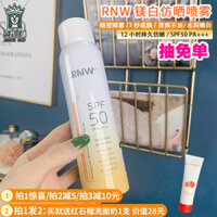 kem chống nắng rnw xịt mặt và mặt đặc biệt tươi mát không nhờn dính toàn thân chống nắng cách ly tia UV hai trong một kem chống nắng nivea