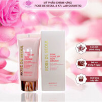 Kem chống nắng ROSE DE SEOUL PINK TONE UP SUN CREAM 50ml hạn 2027 nâng tông kháng nước kiềm dầu
