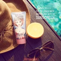 Kem Chống Nắng Rosie Seoul Rose First Essence Whitening Serum Sunscreen