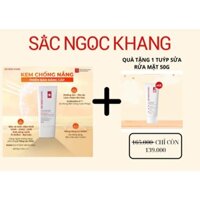 Kem chống nắng Sắc Ngọc Khang SPF 50+, PA++++  TẶNG KÈM 1 TUÝP SRM 50G