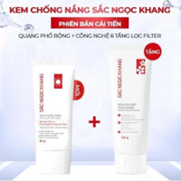 Kem Chống Nắng Sắc Ngọc Khang 50G - Nâng tông, chống nắng phổ rộng 6 tầng màng lọc UV, ánh sáng xanh