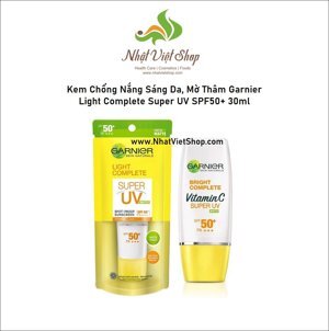 Kem chống nắng sáng da Garnier 30ml