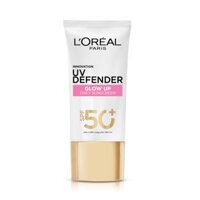 Kem Chống Nắng Sáng Da Loreal UV Defender Glow Up Daily Sunscreen SPF50+ PA ++++ 50ml