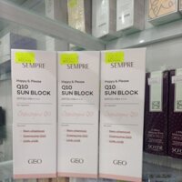 Kem chống nắng SEMPRE HAPPY & PLEASE Q10 SUNBLOCK SPF50+PA++++