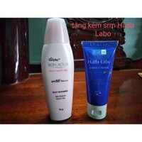 kem chống nắng Skin Aqua + serum CC Melano