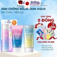 Kem chống nắng Skin Aqua Tone Up UV Essence Nhật Bản nâng tone cho da nhạy cảm - MISAKI