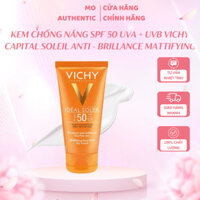 Kem chống nắng SPF 50 UVA + UVB Vichy Capital Soleil Anti - Brillance Mattifying 50ml