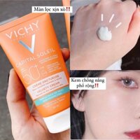 Kem chống nắng SPF 50 UVA+UVB Vichy Capital Soleil