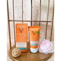 Kem chống nắng SPF 50 UVA+UVB Vichy Capital Soleil Mattifying Dry Touch Face Fluid 50ml