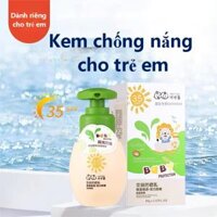 Kem Chống Nắng spf35 Chống Tia Cực Tím Dưỡng Ẩm Cho Da Nhạy Cảm Cho Bé