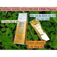 KEM CHỐNG NẮNG SUN CREAM - DƯỠNG TRẮNG (2IN1) HUỲNH ĐỖ